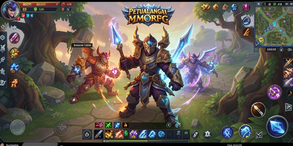 Screenshot utama 88IDR menampilkan petualangan seru dalam MMORPG.