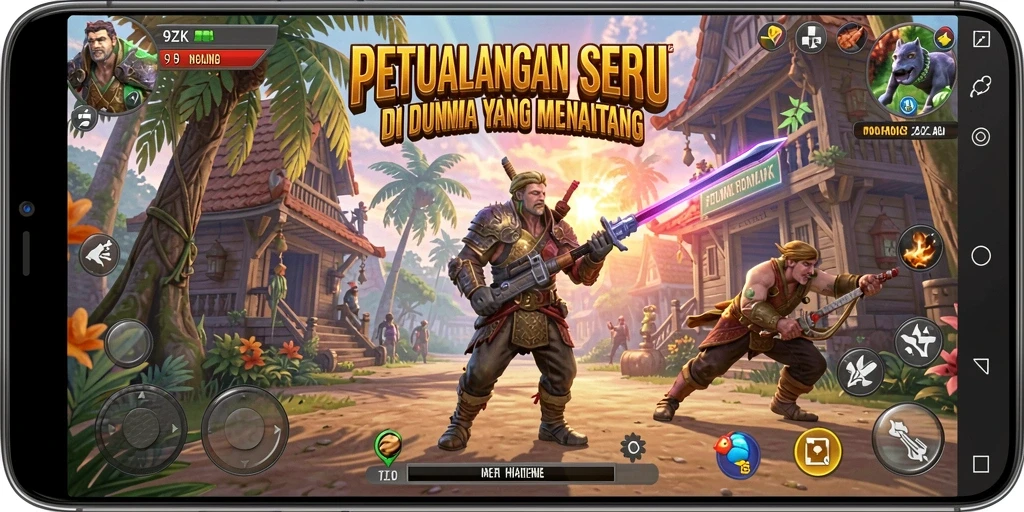 Tangkap momen seru dalam permainan petualangan 9ZK yang menantang.
