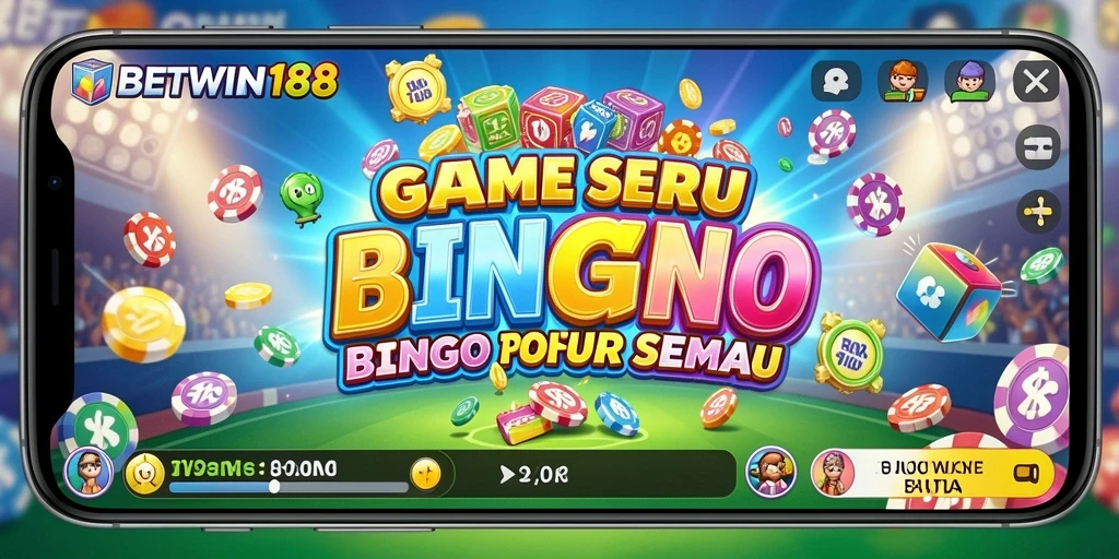 Tampilan gameplay Bingo yang seru dan interaktif.