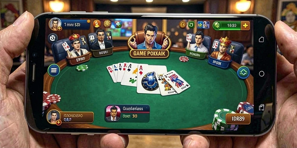Tampilan menarik dari permainan Poker di IDR89 dengan grafis berkualitas tinggi.