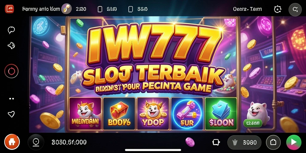 Tampilan gameplay IW777 dengan grafis slot yang menawan.