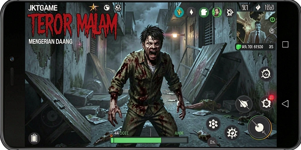 Tangkapan layar menampilkan gameplay mencekam dari JKTGAME.