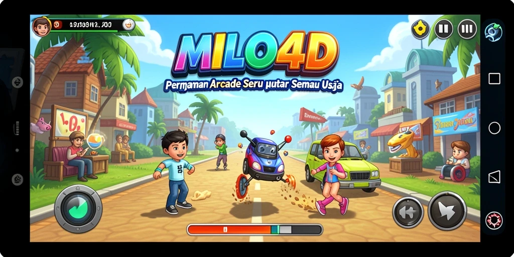Tampilan gameplay seru dari MILO4D dengan aksi cepat dan tantangan menarik.