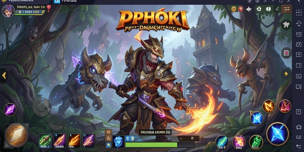 Tangkapan layar menampilkan aksi seru dalam gameplay ARPG.