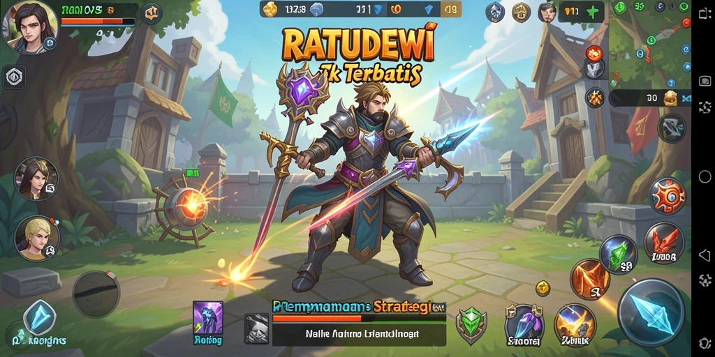 Tampilan gameplay strategi yang menarik di RATUDEWI.