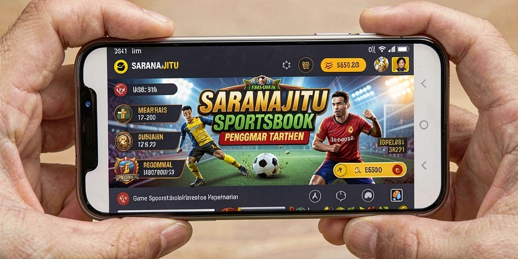 Tampilan gameplay yang menarik dari SARANAJITU dengan berbagai pilihan taruhan.