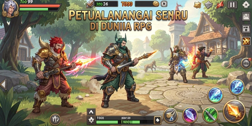 Tangkapan layar gameplay TOTO99 yang menampilkan pertarungan seru dan grafis menawan.