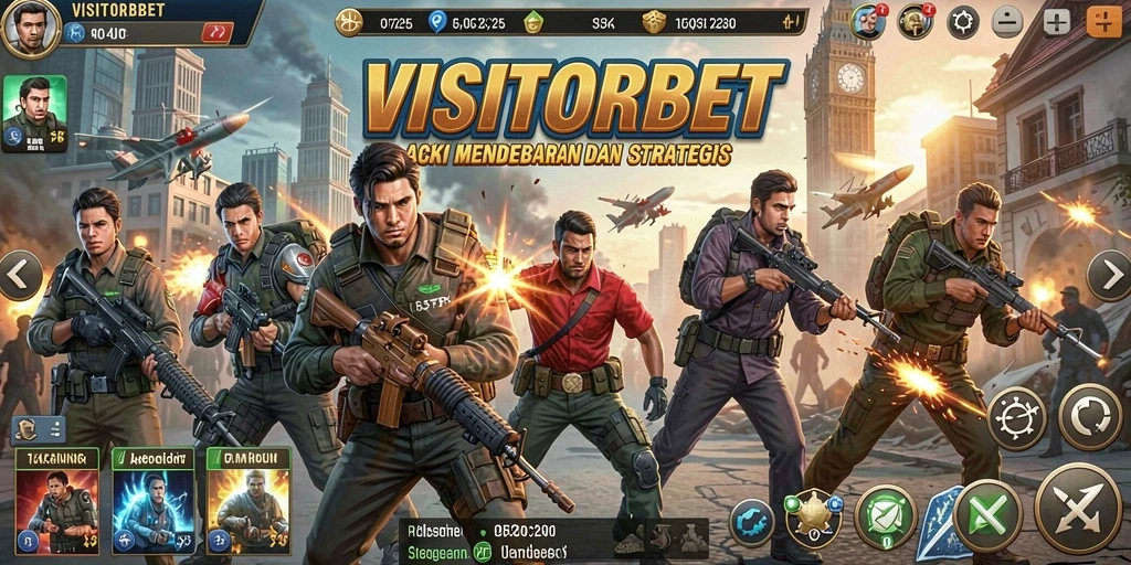 Screenshot gameplay yang mendebarkan dalam VISITORBET.