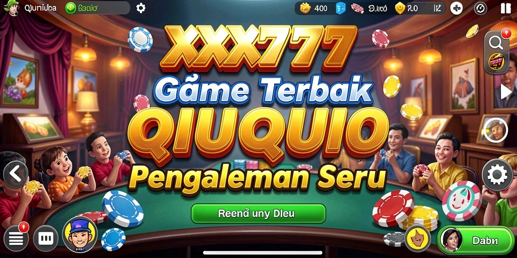 Gameplay QiuQiu yang seru dan menegangkan di XXX777.