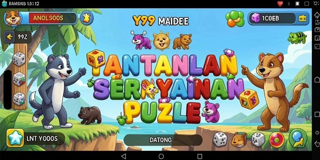 Tampilan menarik gameplay Y89 yang penuh tantangan puzzle.